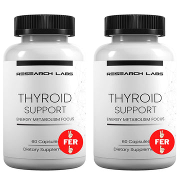 Research Labs Thyroid Support + Iodine Supplement - Energy, Metabolism, Focus Research Labs uk supplements