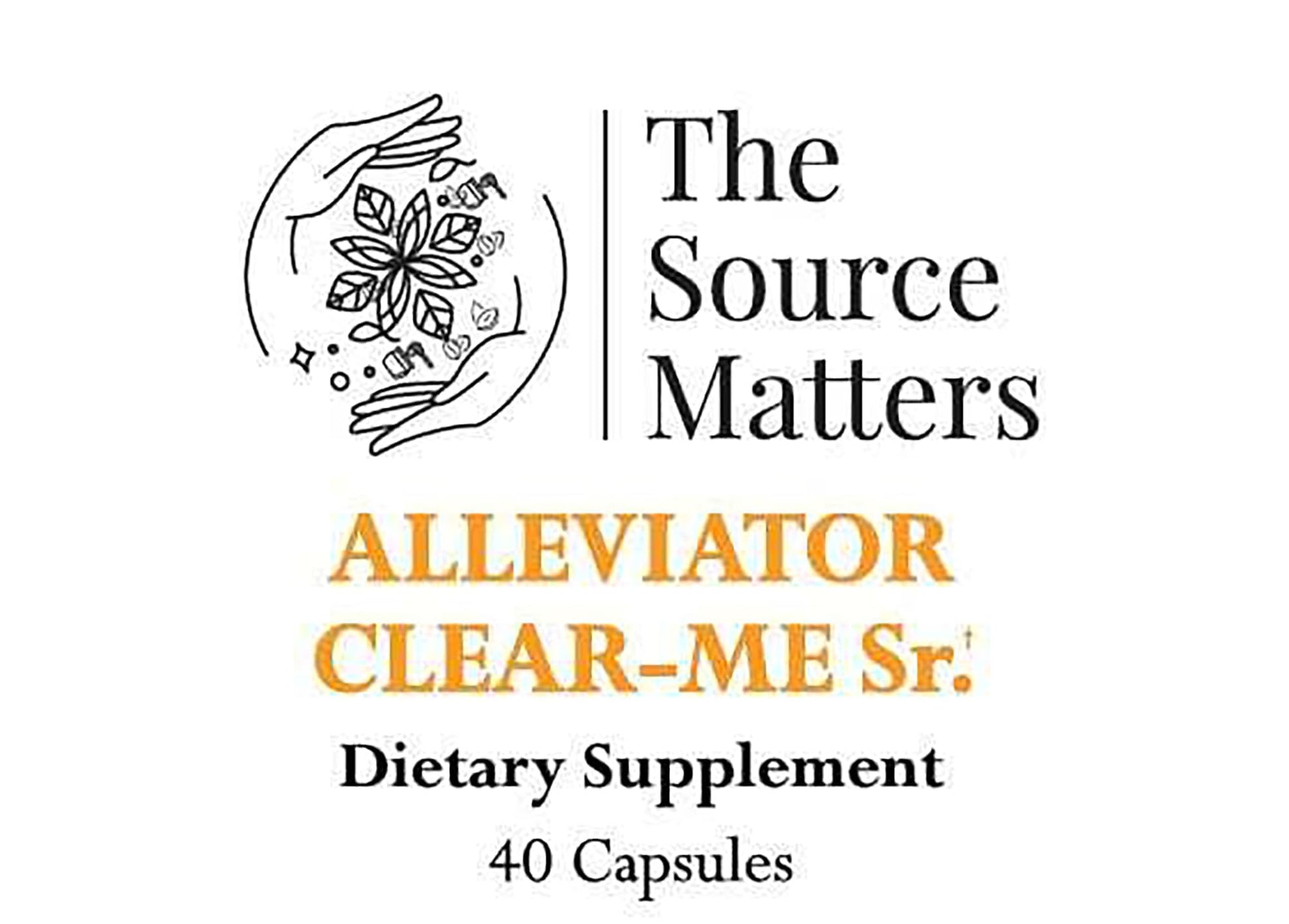 The Source Matters Alleviator Clear-ME SR Seasonal Allergy Relief and Immune Support | Quercetin, Bromelain, Stinging Nettles, NAC, and Vitamin C (40 Capsules) THE SOURCE MATTERS uk supplements