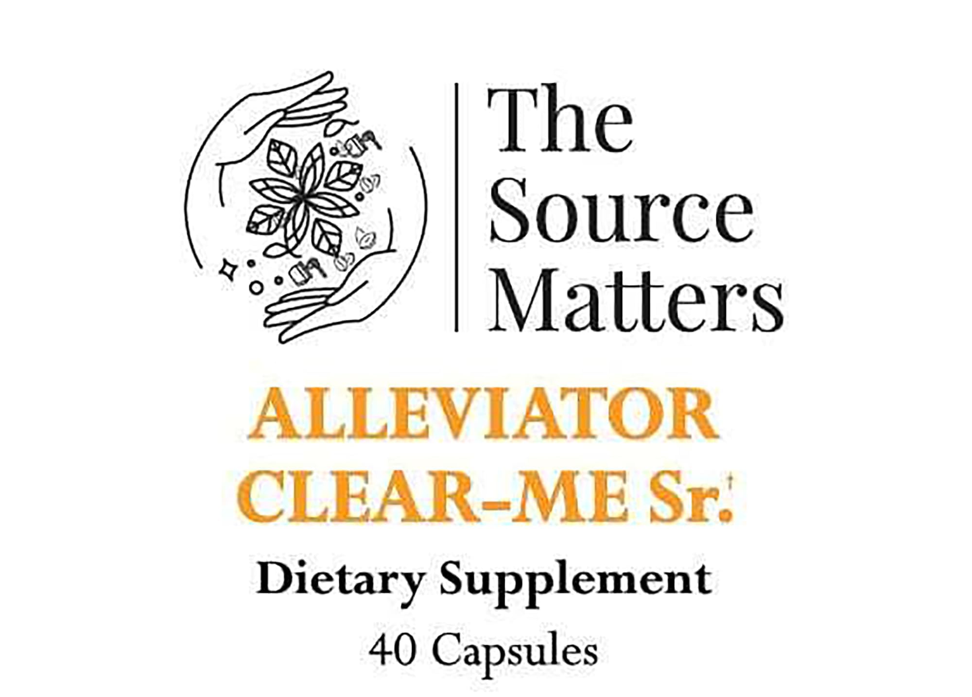 The Source Matters Alleviator Clear-ME SR Seasonal Allergy Relief and Immune Support | Quercetin, Bromelain, Stinging Nettles, NAC, and Vitamin C (40 Capsules) THE SOURCE MATTERS uk supplements