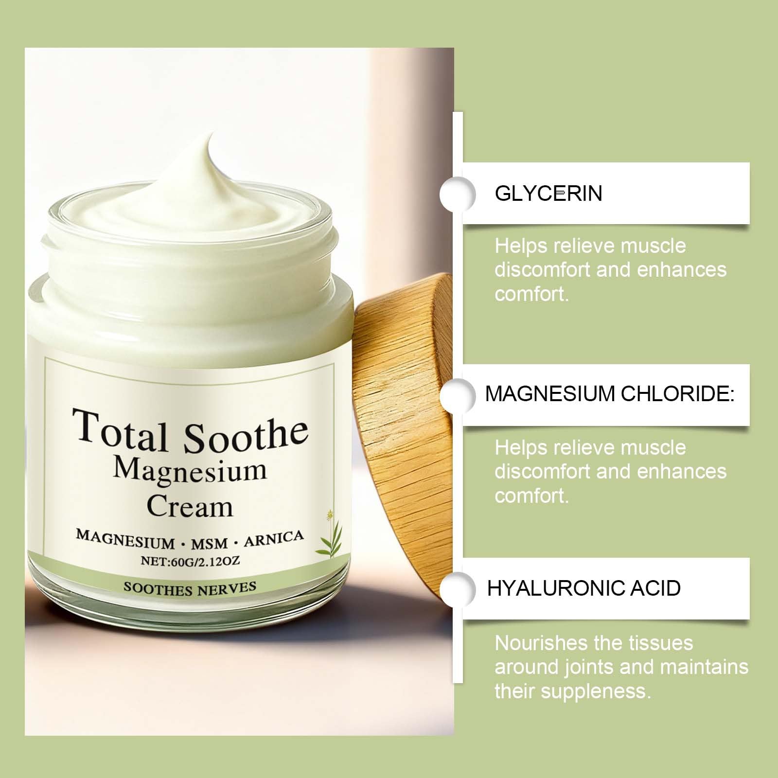MQN Magnesium Joint Cream with Mineral Delivery Formula & Arnica – Fast Absorbing, Non-Greasy Topical for Everyday Joint & Muscle Relaxation MQN uk supplements