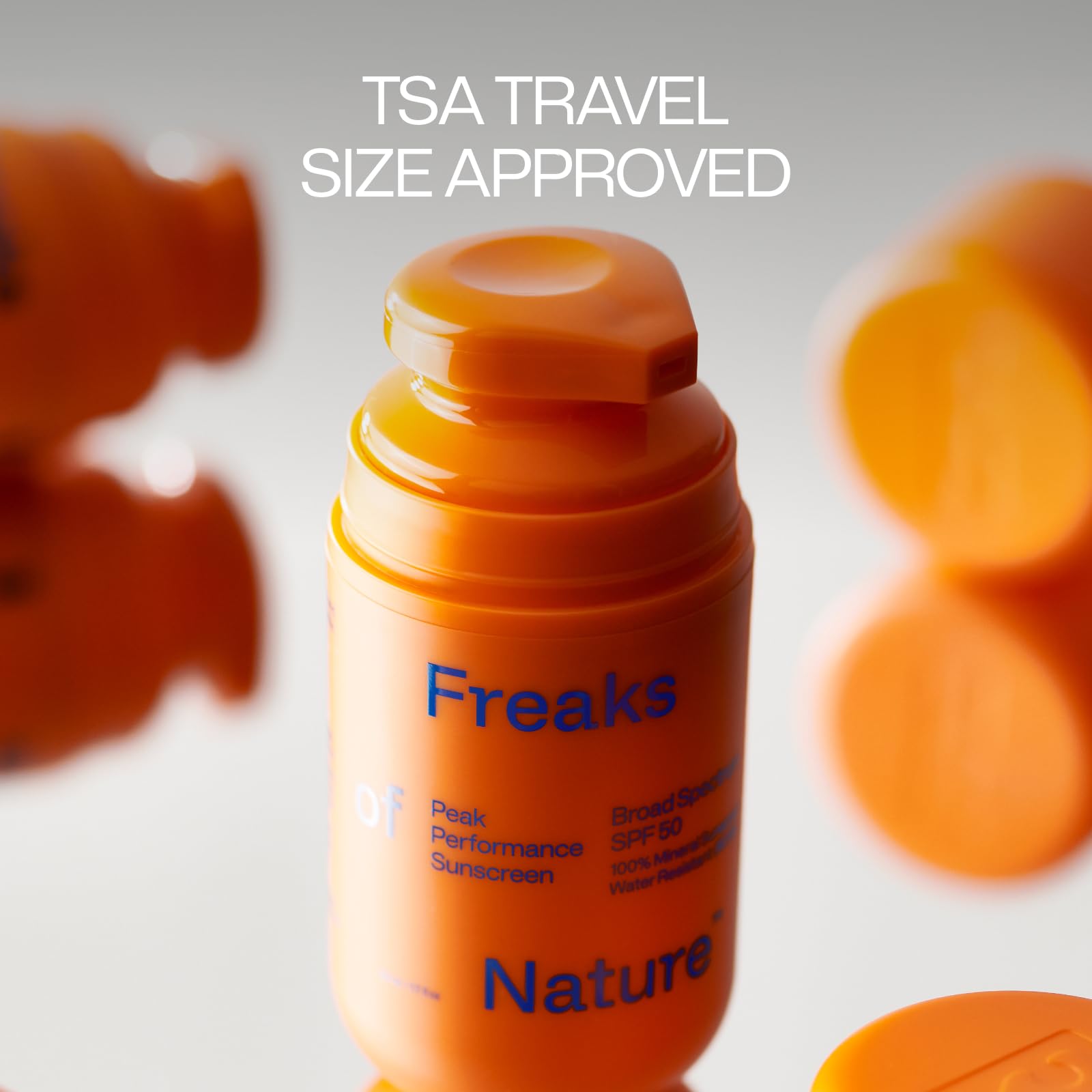 Freaks of Nature Peak Performance SPF 50 | 100% Mineral Sunscreen | Lightweight, Fast-Absorbing, 80-Min Water-Resistant | Plant-Based, Eco-Friendly, Reef-Safe, Cruelty-Free | All Skin Types| 1.7 oz Freaks of Nature uk supplements