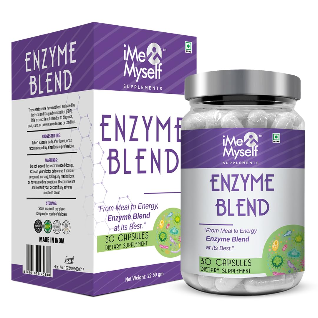 iMeMyself Enzyme Blend | 30 Veg Capsules iMeMyself uk supplements