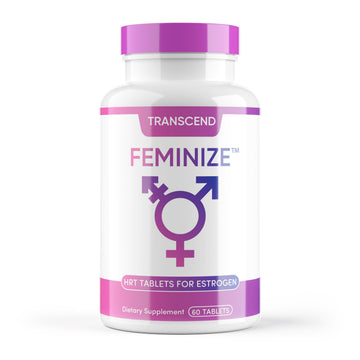FEMINIZE Transcend HRT Pills for Estrogen - Potent HRT Estrogen Complex - Big Breats Soft Skin Feminizer FEMINIZE uk supplements