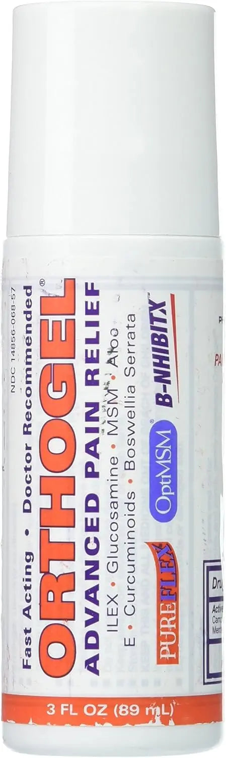 Orthogel Advanced Pain Relief Gel Roll On, 3 oz. Orthogel uk supplements