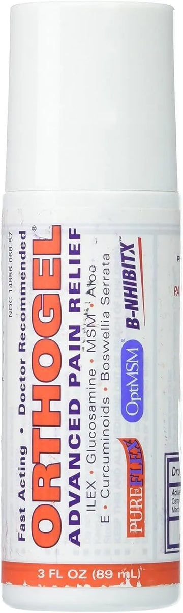 Orthogel Advanced Pain Relief Gel Roll On, 3 oz. Orthogel uk supplements