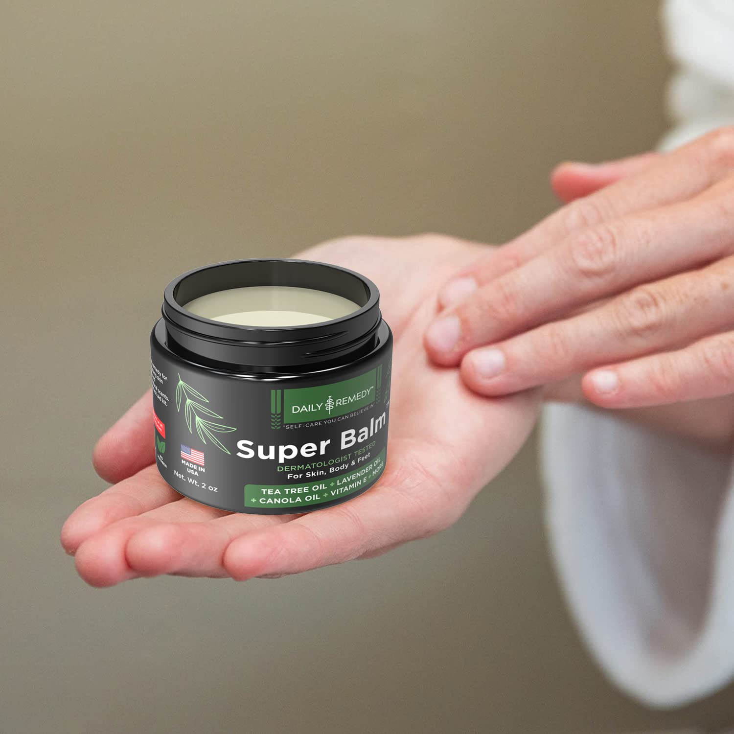 DAILY REMEDY Tea Tree Oil Extra Strength Super Balm - Athletes Foot Cream Combats DAILY REMEDY uk supplements