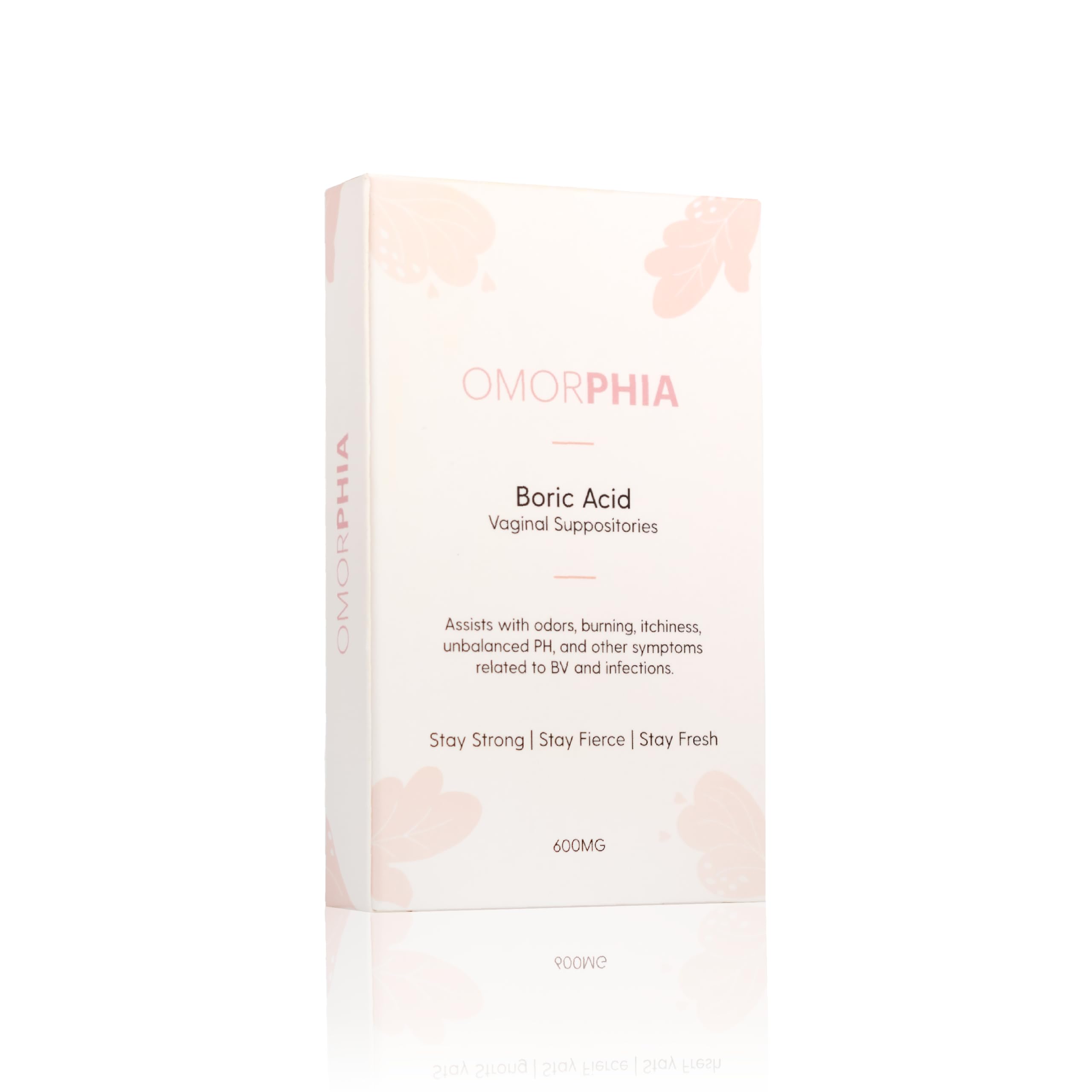 Omorphia Boric Suppositories - Powerful and Effective Approach - Promotes a Healthy Enviroment Shop Omorphia uk supplements