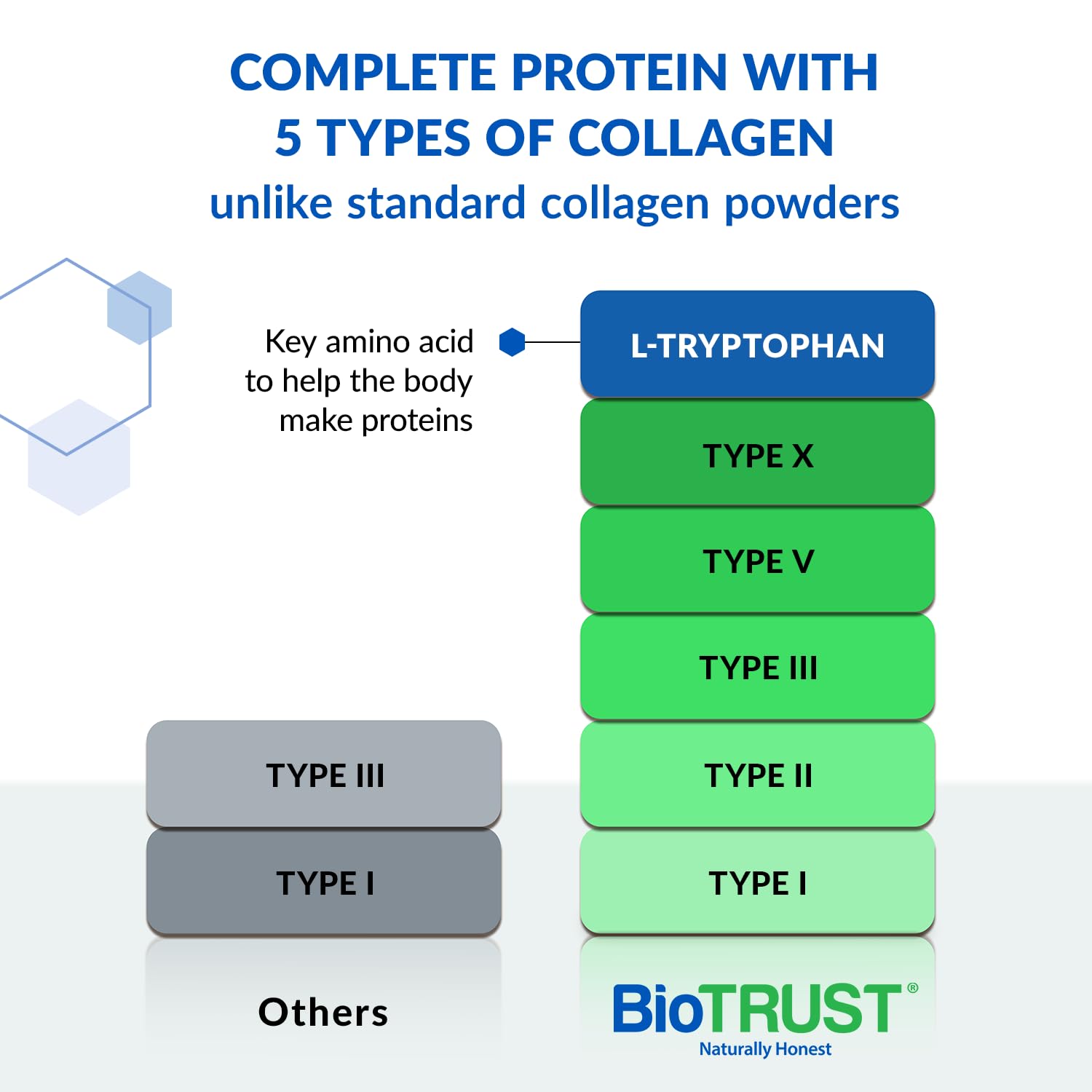 BioTrust Ageless Multi Collagen Peptides Powder – 5 Types (I, II, III, V, X) BioTrust uk supplements