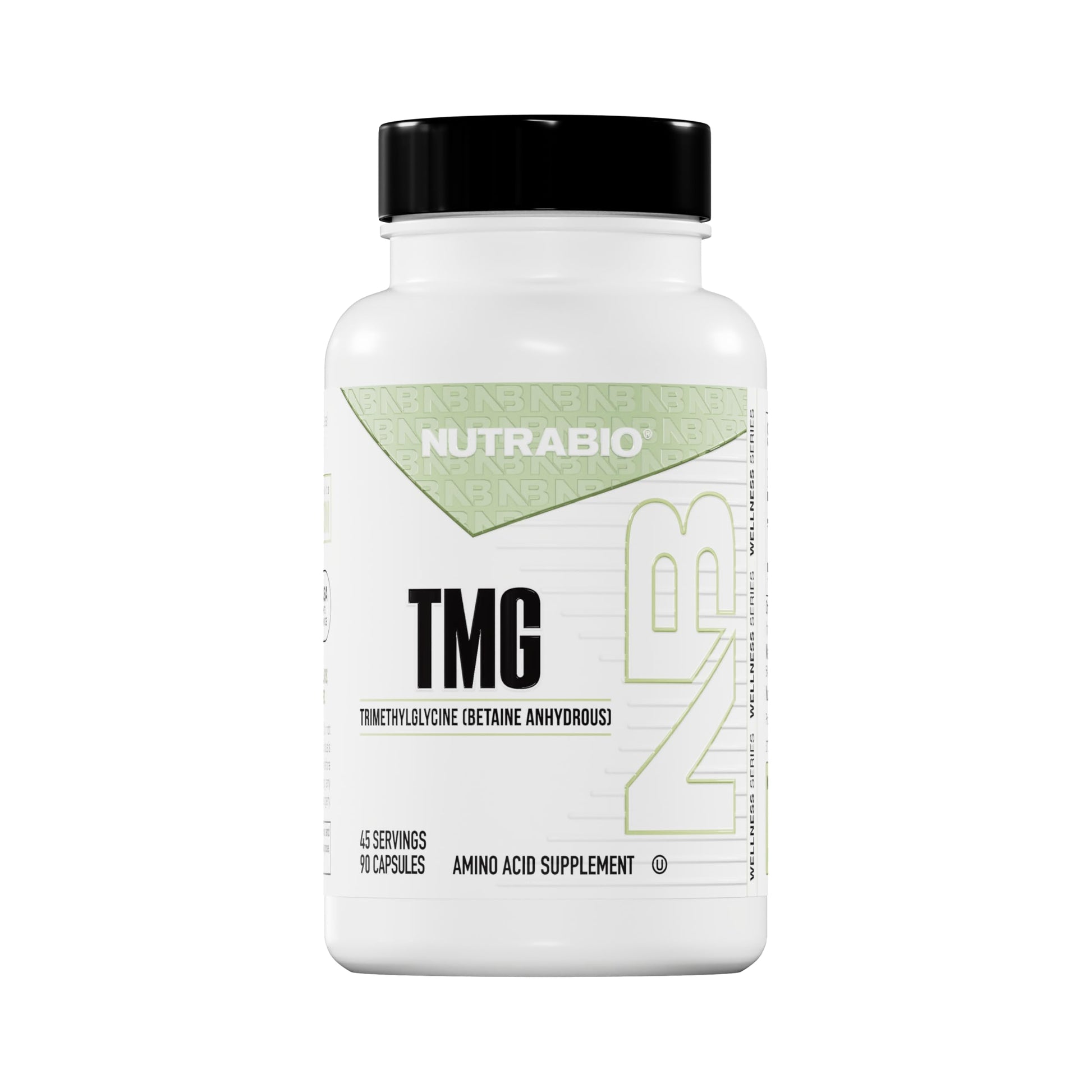 NutraBio TMG Supplements Betaine Anhydrous 500mg Capsules, Trimethylglycine Homocysteine Support NutraBio uk supplements