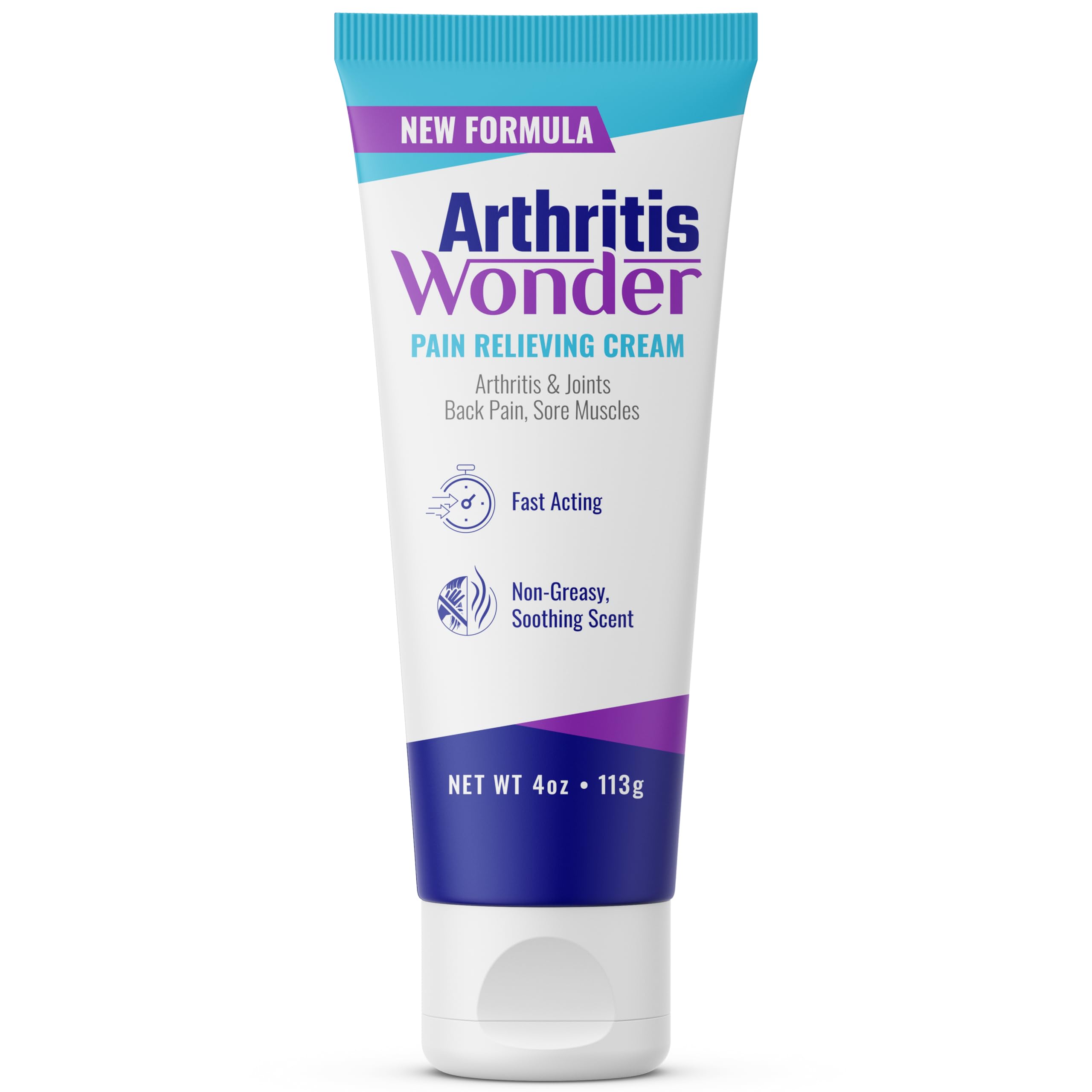 Arthritis Wonder Pain Relief Cream, 4 oz – Arthritis Pain Relief Cream for Hand, Knee, Foot and Wrist Joints – Fast-Acting, Deep Penetrating, Non-Greasy Formula with Natural Wogonin Arthritis Wonder uk supplements
