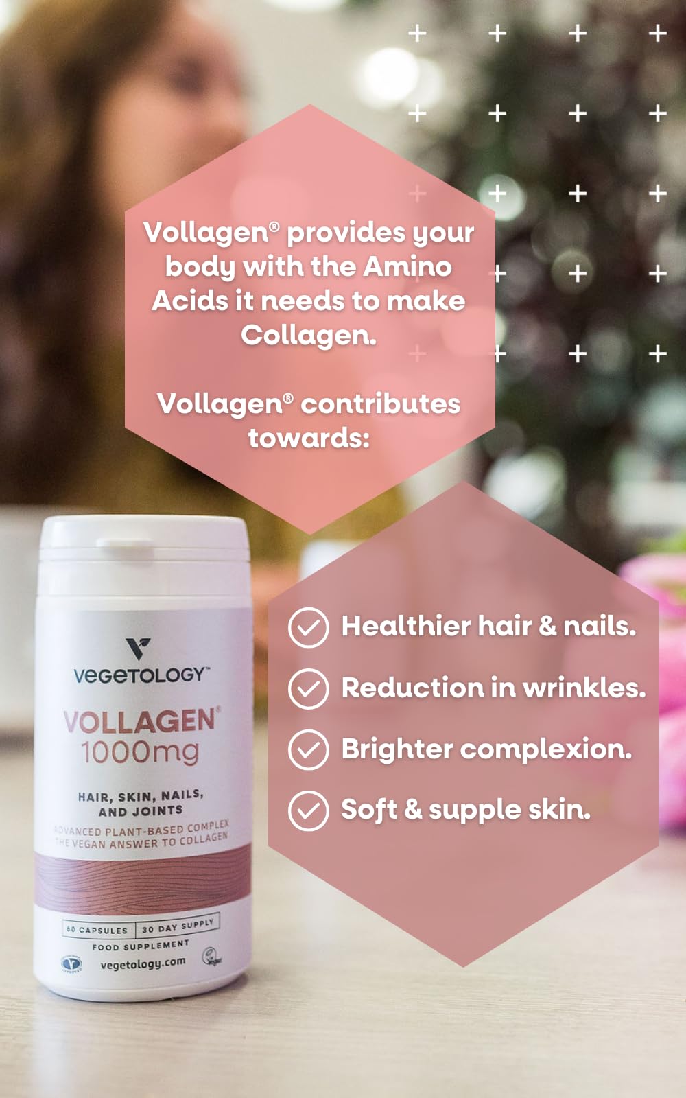Vegetology Vollagen® Plant Based Complex – Plant Based Protein Alternative to Collagen VEGETOLOGY uk supplements
