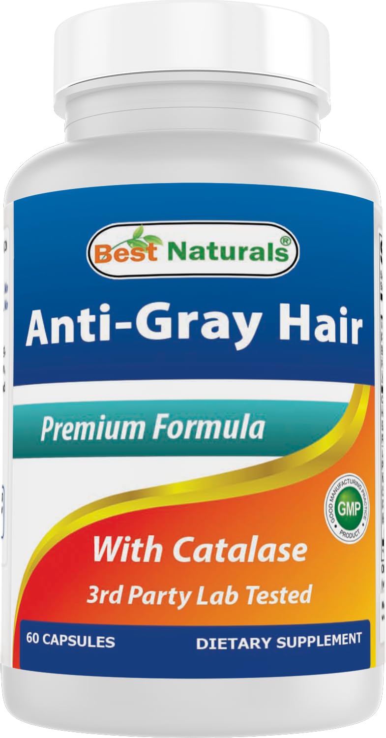 Best Naturals Anti Gray Hair Formula, 60 Count Best Naturals uk supplements