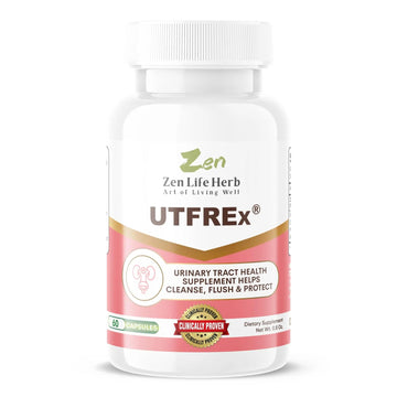 ZEN LIFE HERB UTFREx – Fast Acting - Promotes Urinary Tract Health Supports Healthy Immune and Urinary System, No Vitamins, Minerals, Prebiotics, Sugar, Plant-Based Supplement (60 Capsules) ZEN LIFE HERB uk supplements