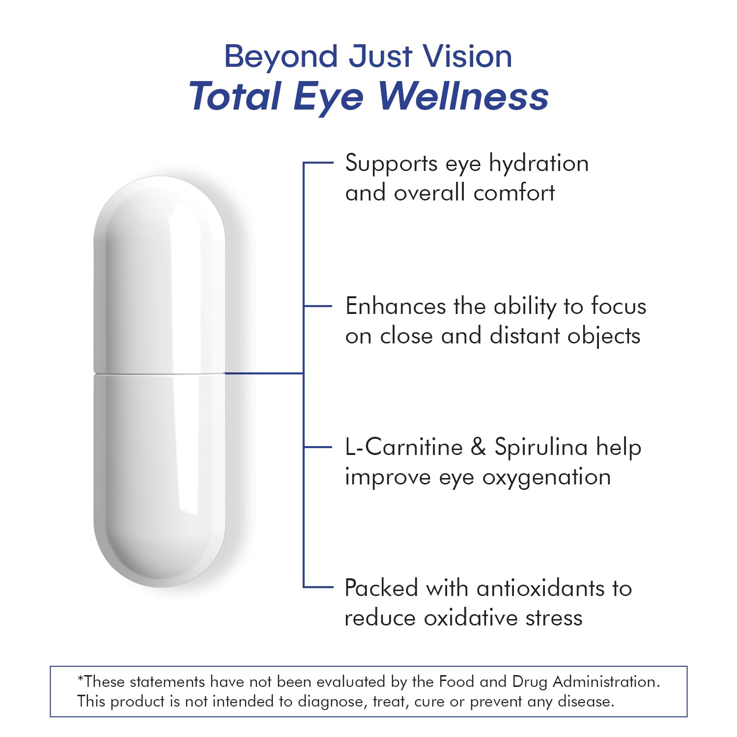 VisiUltra Eye Health Supplement – 14 Essential nutrients for Clear Vision, Blue Light Protection, and Long-Term Eye Health. Supports Clarity and Eye Wellness. 60 Capsules. (1 Pack) VisiUltra uk supplements