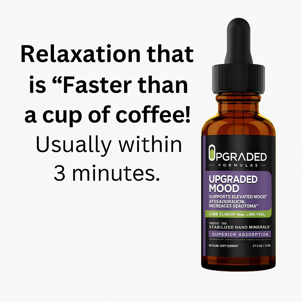Upgraded Formulas Mood Support Supplement - Feel Calm and Uplifted All Throughout The Day, 2 fl oz Upgraded Formulas uk supplements