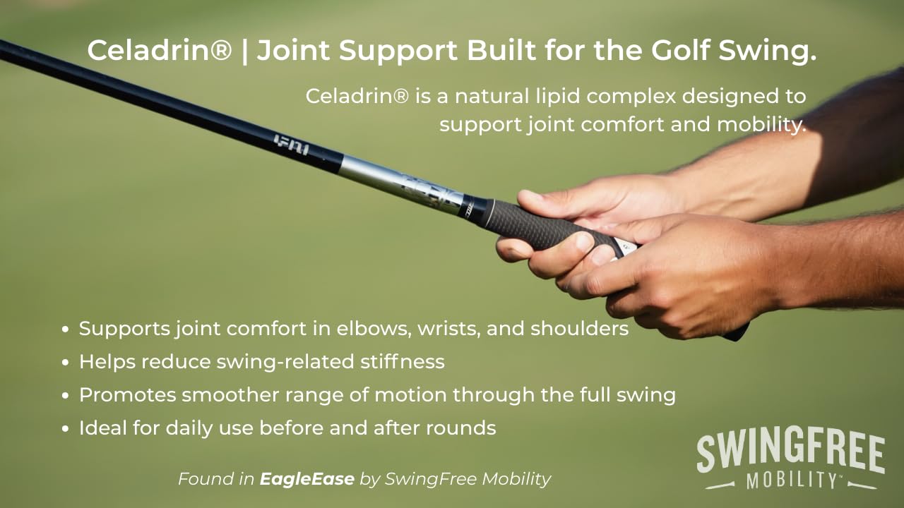 EagleEase – Targeted Joint Support Cream for Golfers & Athletes | Helps Support Elbows & Mobility During & After Play | Fast-Absorbing – 3 oz SwingFree Mobility uk supplements