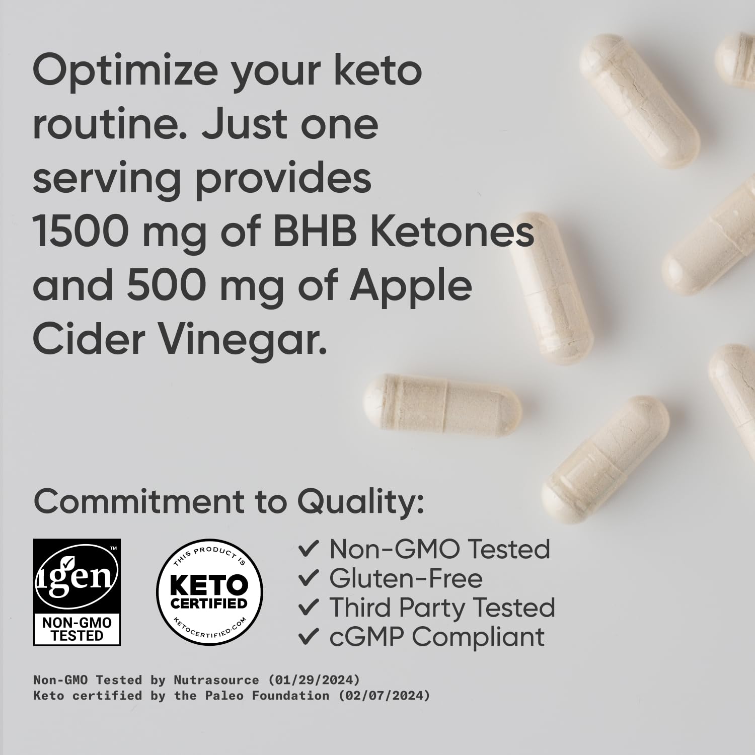 Sports Research® Keto ACV Capsules - Diet Kit System with 500mg of Apple Cider Vinegar Sports Research uk supplements