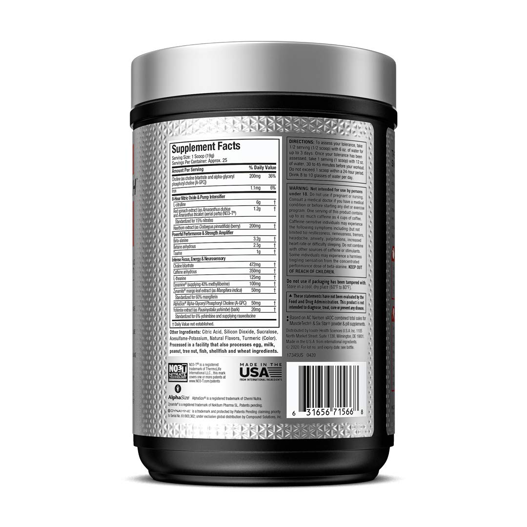 Pre Workout for Men & Women | MuscleTech Shatter Elite Pre-Workout | Preworkout Energy MuscleTech uk supplements