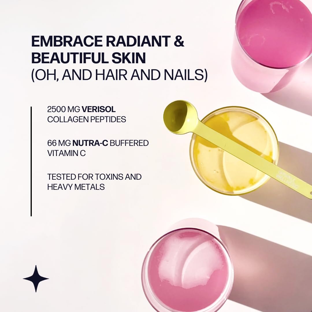 Sparkle Wellness VERISOL Bioactive Hydrolyzed Collagen Peptides | Collagen Powder Supplement with Vitamin C for Skin, Hair & Nail Health | Skin Boost (No Flavor) [30-Serves] Sparkle Wellness uk supplements