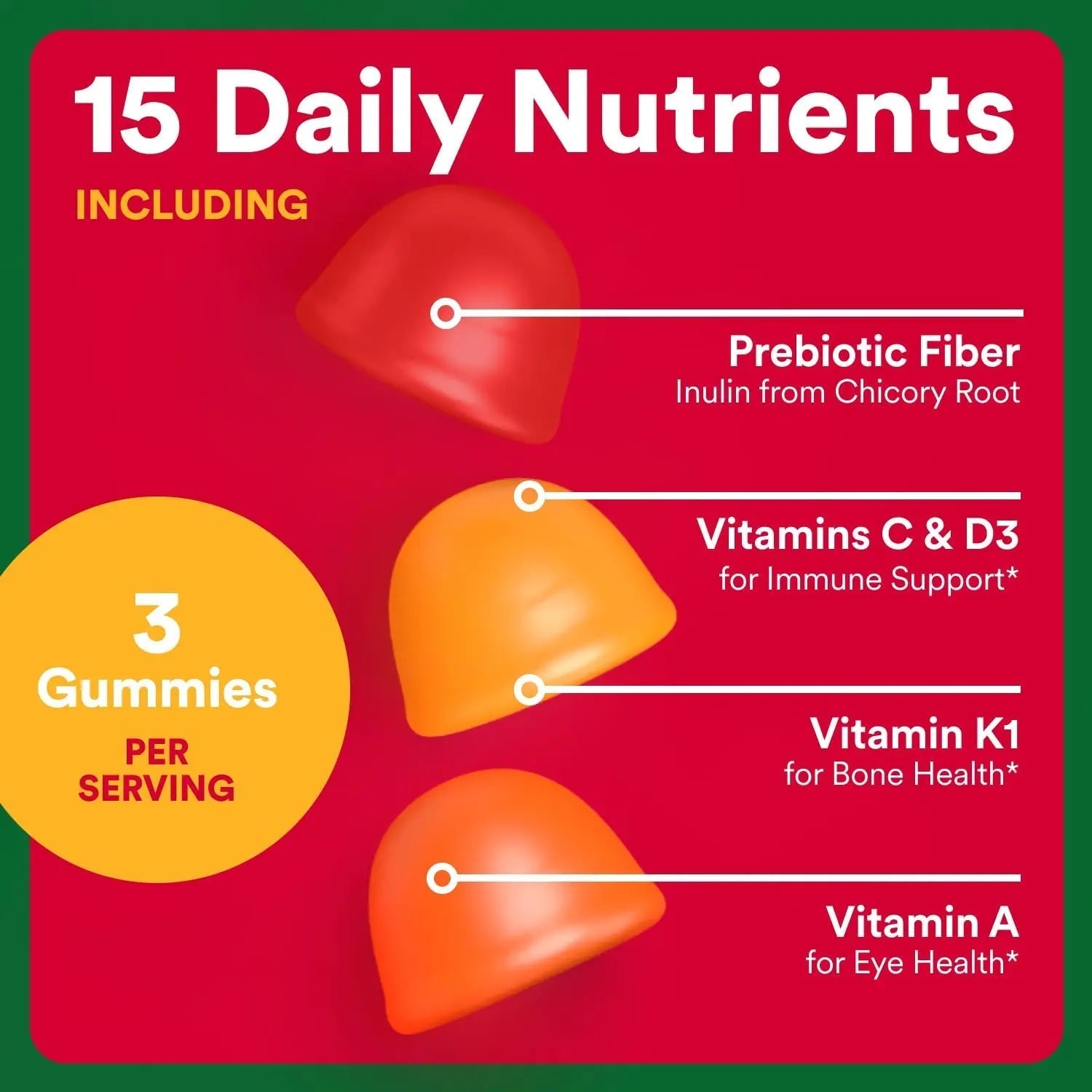SmartyPants Fiber Supplement & Multivitamin for Men & Women - Improved Formula: Prebiotic Fiber Gummies with Omega 3 (DHA/EPA), Vitamin D3, C, Vitamin B12, B6, A, K & Zinc, 90 Count (30 Day Supply) SmartyPants uk supplements