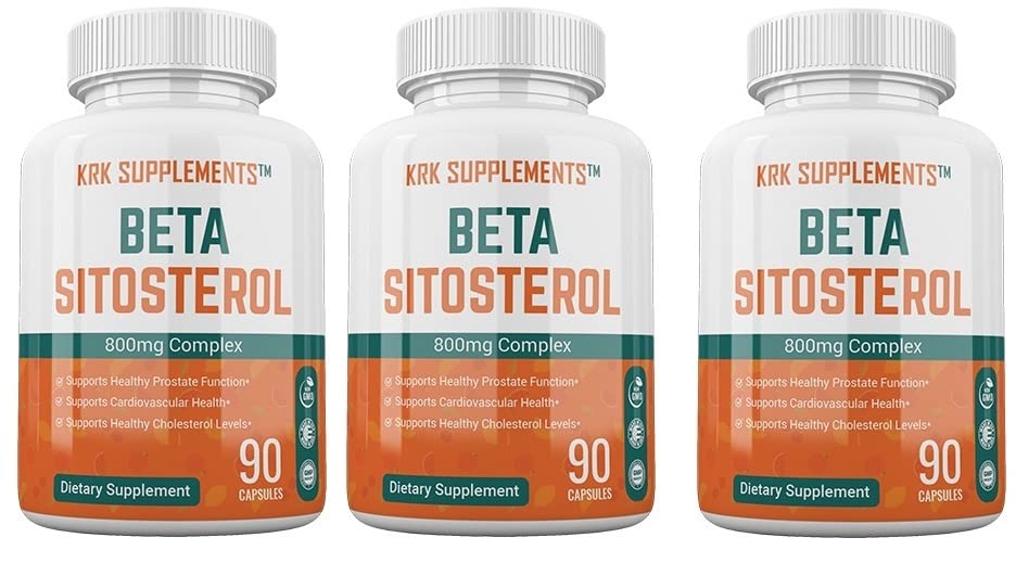 KRK SUPPLEMENTS Bundle Combo for 3 Total Bottles of Beta Sitosterol 800mg KRK SUPPLEMENTS uk supplements