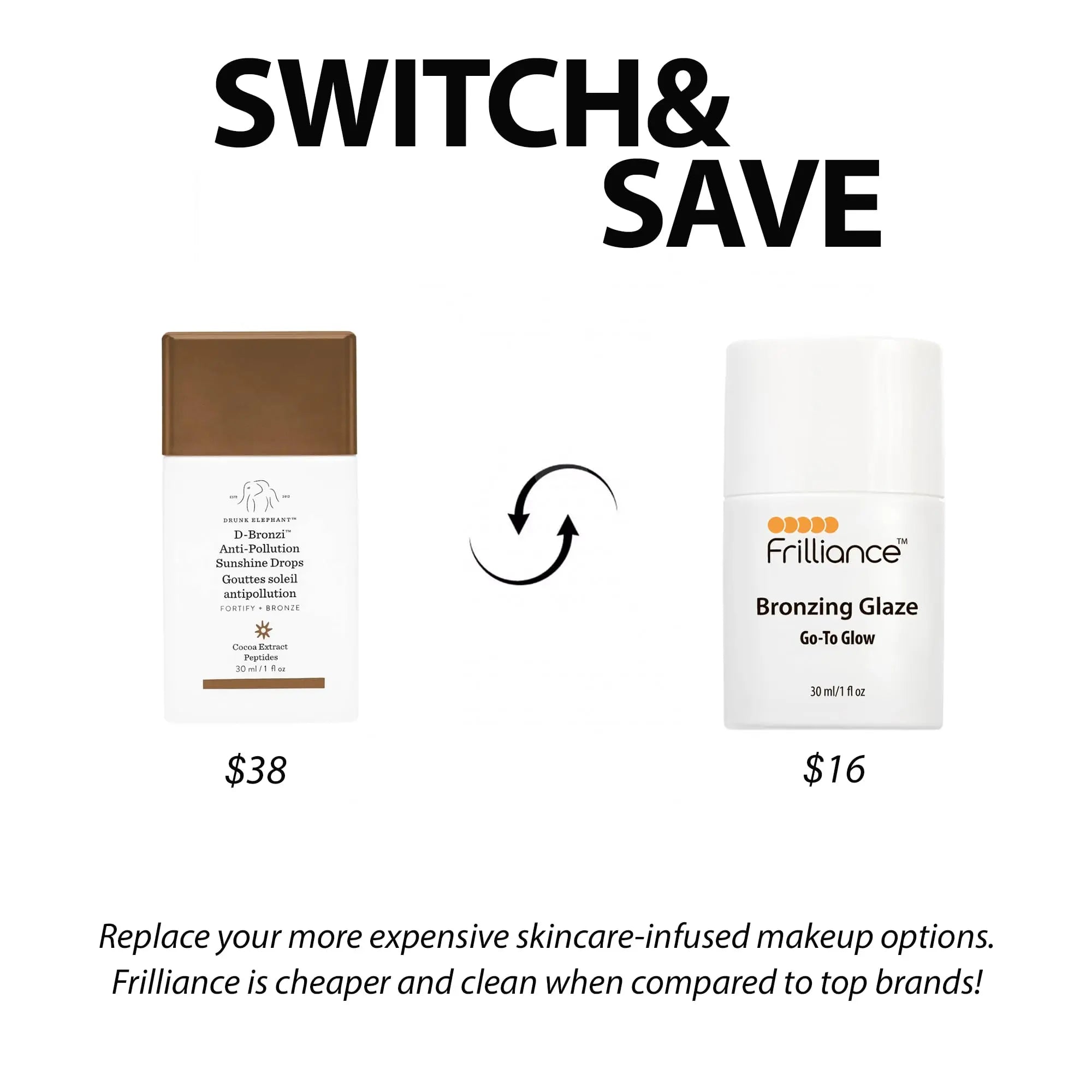 Frilliance Hydrating Go-To Glow, Bronzing Glaze Drops, Cruelty-Free Hypoallergenic for Teens of All Skin Types, 30 ml / 1 fl oz Frilliance uk supplements