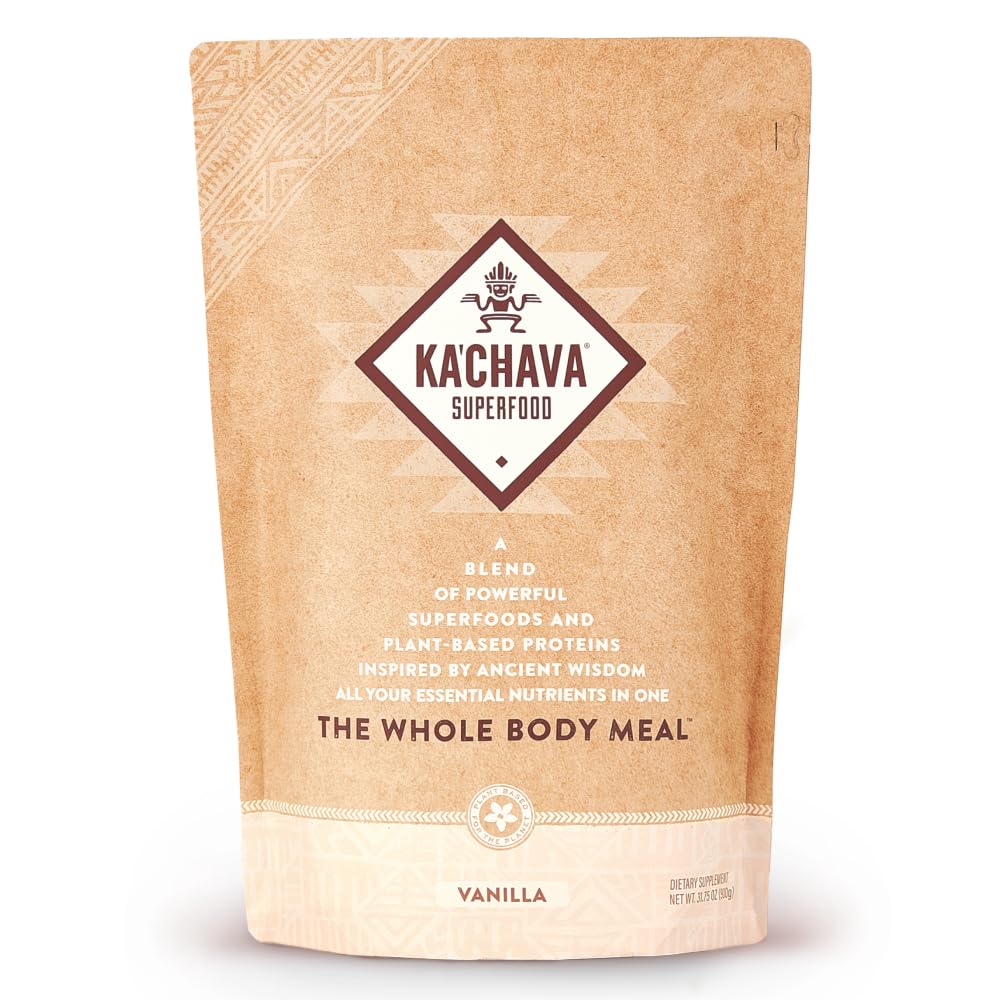 Ka’Chava All-In-One Nutrition Shake Blend, Vanilla, 85+ Superfoods, Nutrients & Plant Ka'Chava uk supplements