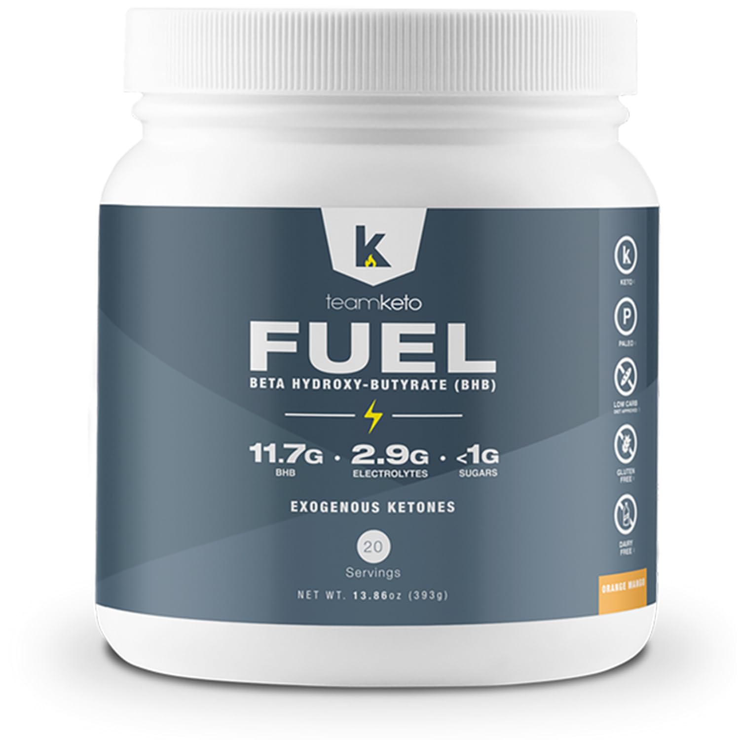 TeamKeto exogenous Ketones Powder, Pure Keto BHB Salts | Dairy & Gluten Free-Best Keto TeamKeto uk supplements