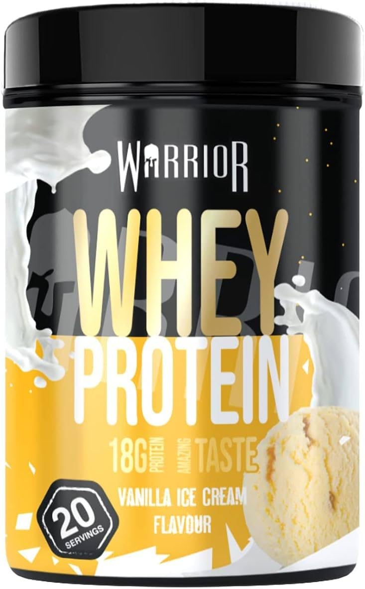 Warrior Whey Protein Powder – Up to 36g* of Protein Per Shake – Low Sugar, and Low Carbs Warrior uk supplements