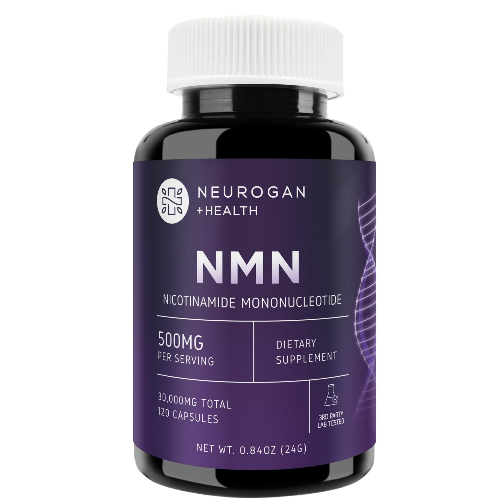Neurogan Beta NMN (β-NMN) Supplement 500 mg per Serving, High Purity – NAD+ Precursor for Cellular Energy & Vitality – 120 Capsules (2-Month Supply) – Made in USA Neurogan uk supplements
