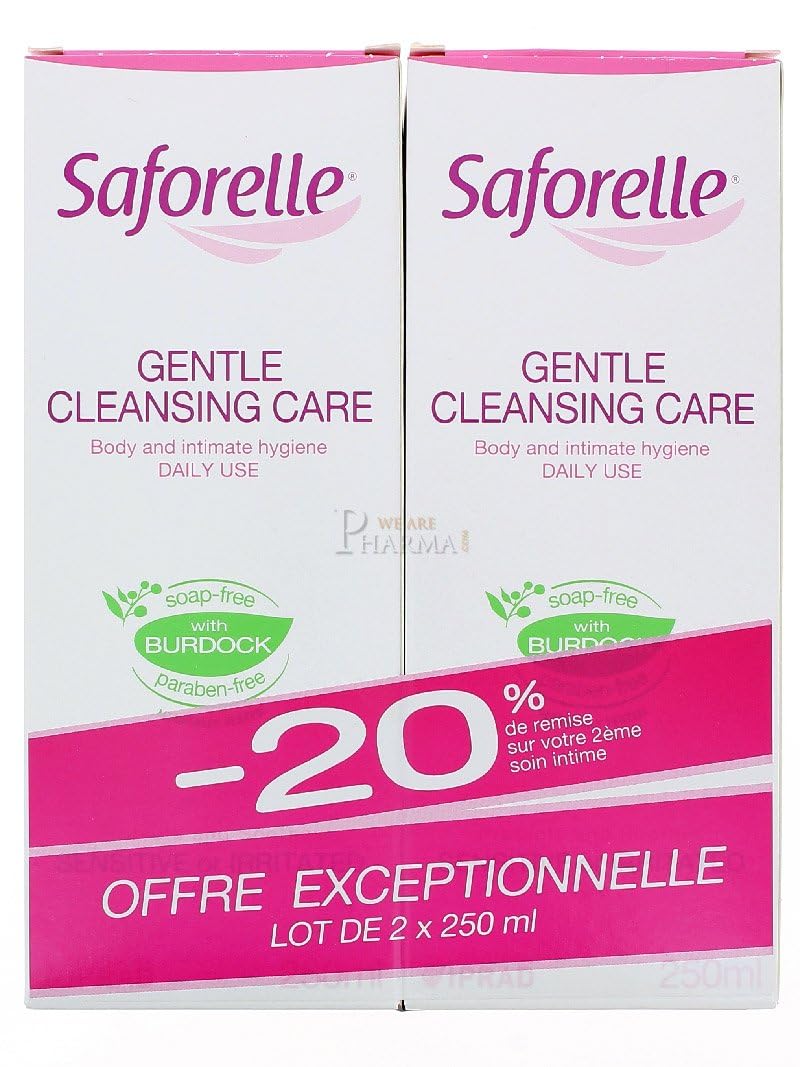 Saforelle Gentle Cleansing Care 2X250ml Saforelle uk supplements
