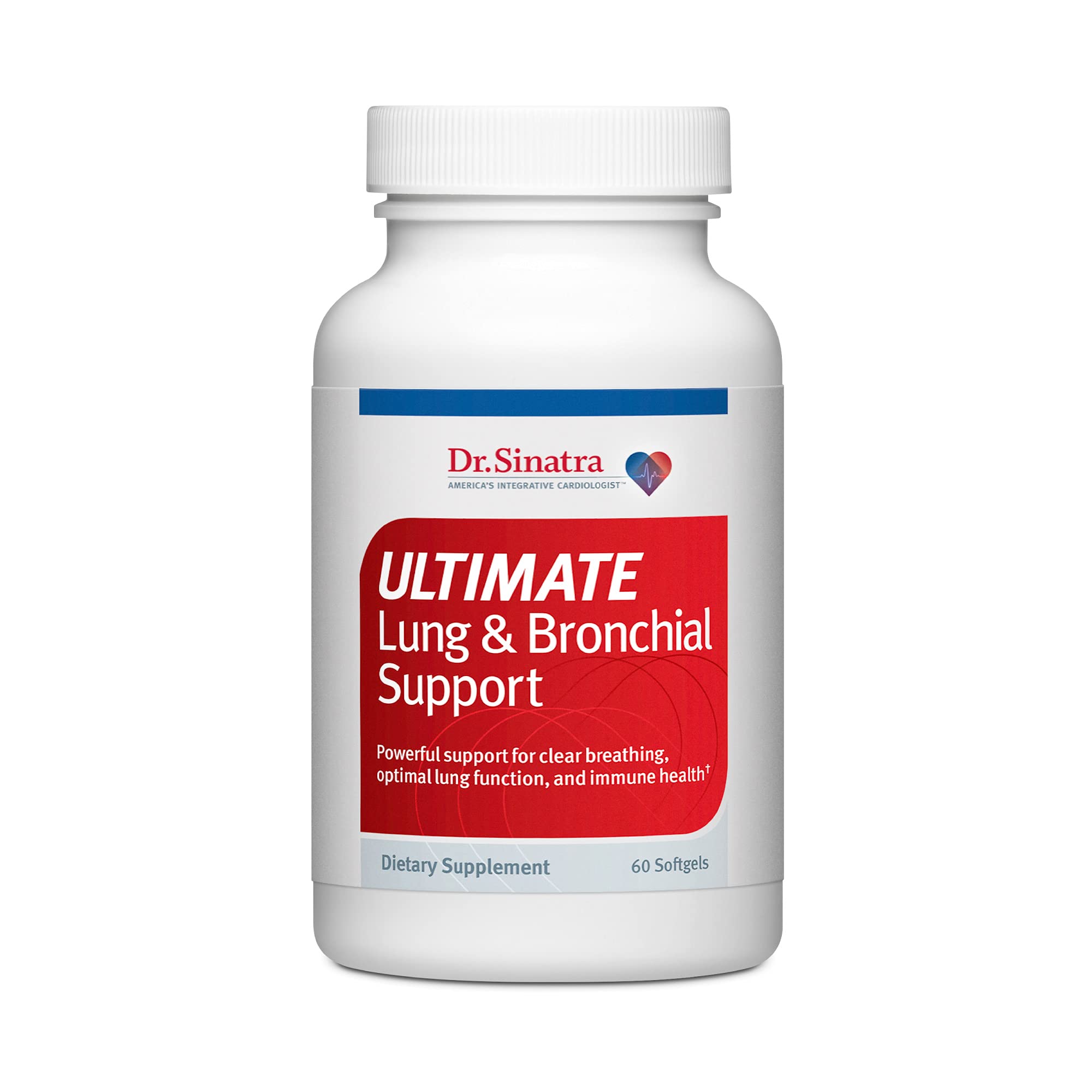 Dr. Sinatra Ultimate Lung & Bronchial Support Supplement for Lung Health, Clear Breathing, Immune and Heart Health, and Seasonal Respiratory Challenge Support (60 Capsules, 30-Day Supply) Dr. Sinatra uk supplements