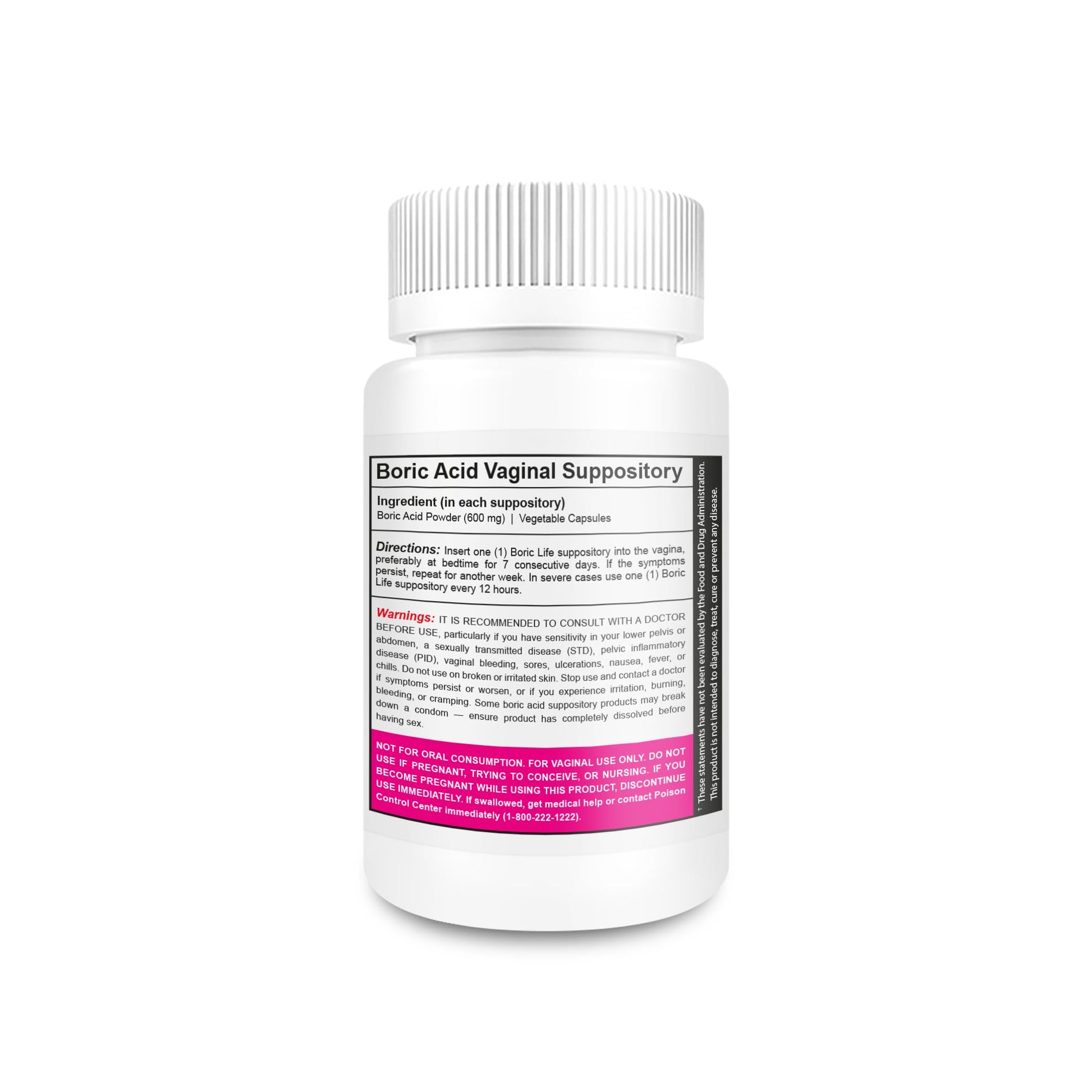 NutraBlast Boric Acid Suppositories - 100% Pure Made in USA - Boric Life Intimate Health Support (14 Count) NutraBlast uk supplements