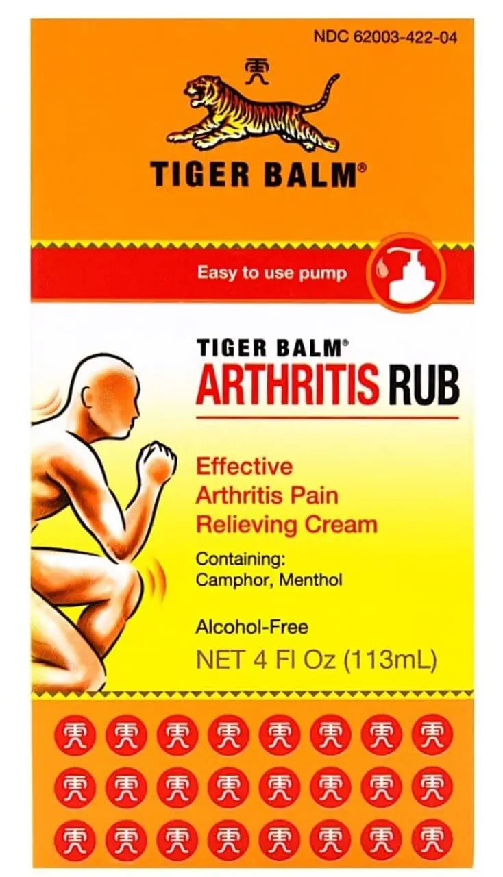Tiger Balm Arthritis Rub, 4 Ounce -- 3 per case. Tiger Balm uk supplements