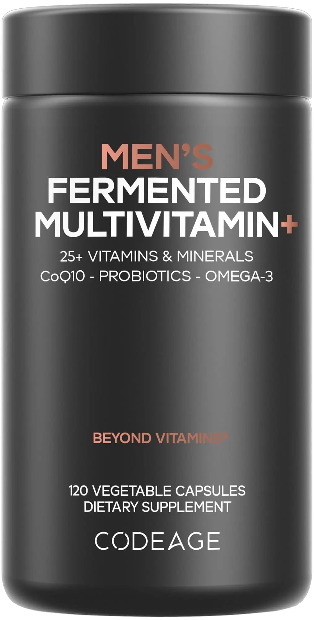 Codeage Men’s Daily Multivitamin – 25+ Essential Vitamins & Minerals, Organic Whole Foods, Probiotics, Omega-3, Zinc Codeage uk supplements