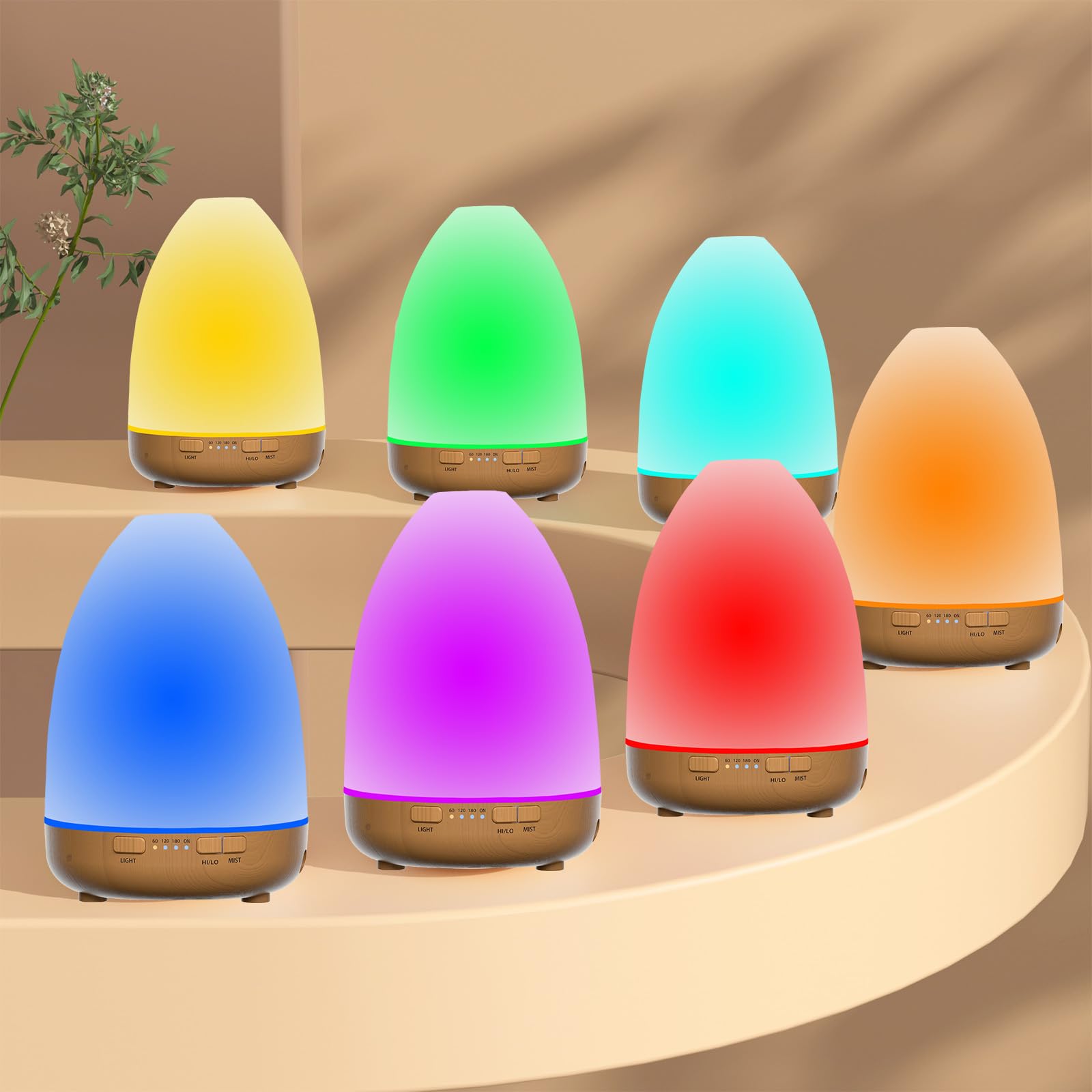 200ml Essential Oil Diffuser, Aromatherapy Diffuser,Enhanced Essential Oil Diffuser, Cool Mist Humidifier Lovegerger uk supplements