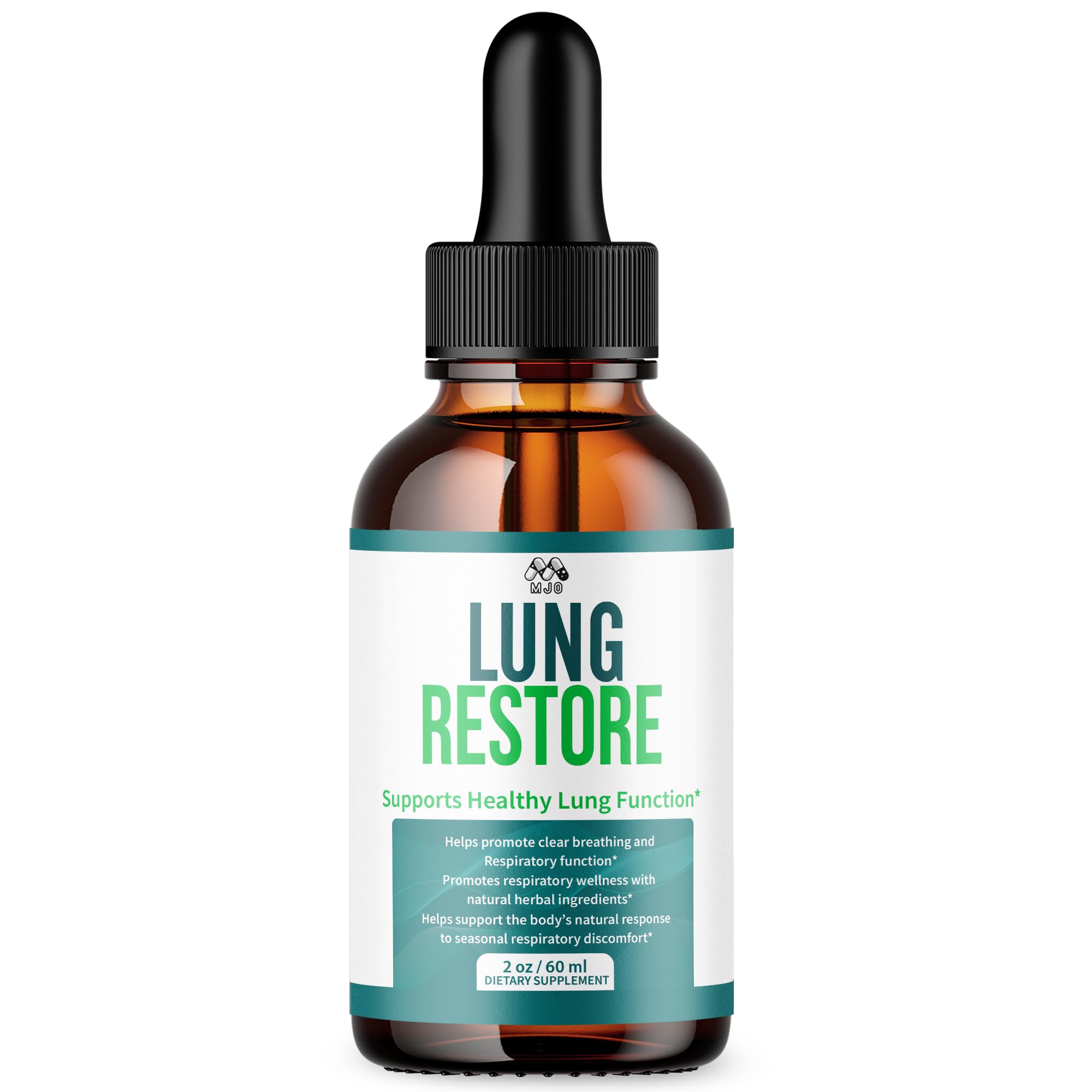 Lung Restore Drops, Official LungRestore Liquid Supplement Drops with All Natural Ingredients, Lung Restore Advanced Lungs Wellness Support Formula with Premium Vitamins for Women & Men (30 Servings) MJO uk supplements