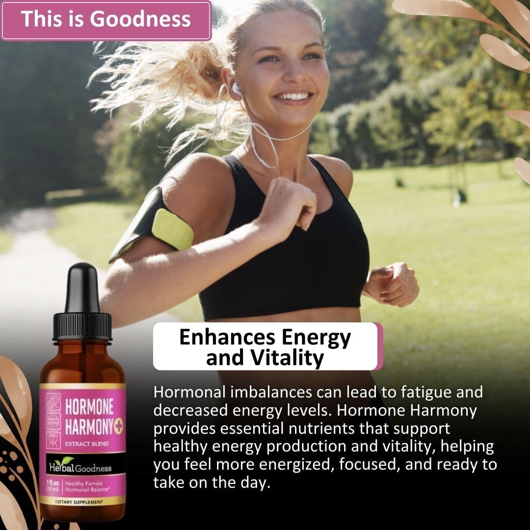 Herbal Goodness Female Support Supplement 1 Fl. oz – Natural Herbal Blend for Women’s Hormonal Health, Energy & Wellness – Adaptogenic Liquid Formula – Non-GMO, Gluten-Free – 1 Bottle Herbal Goodness uk supplements