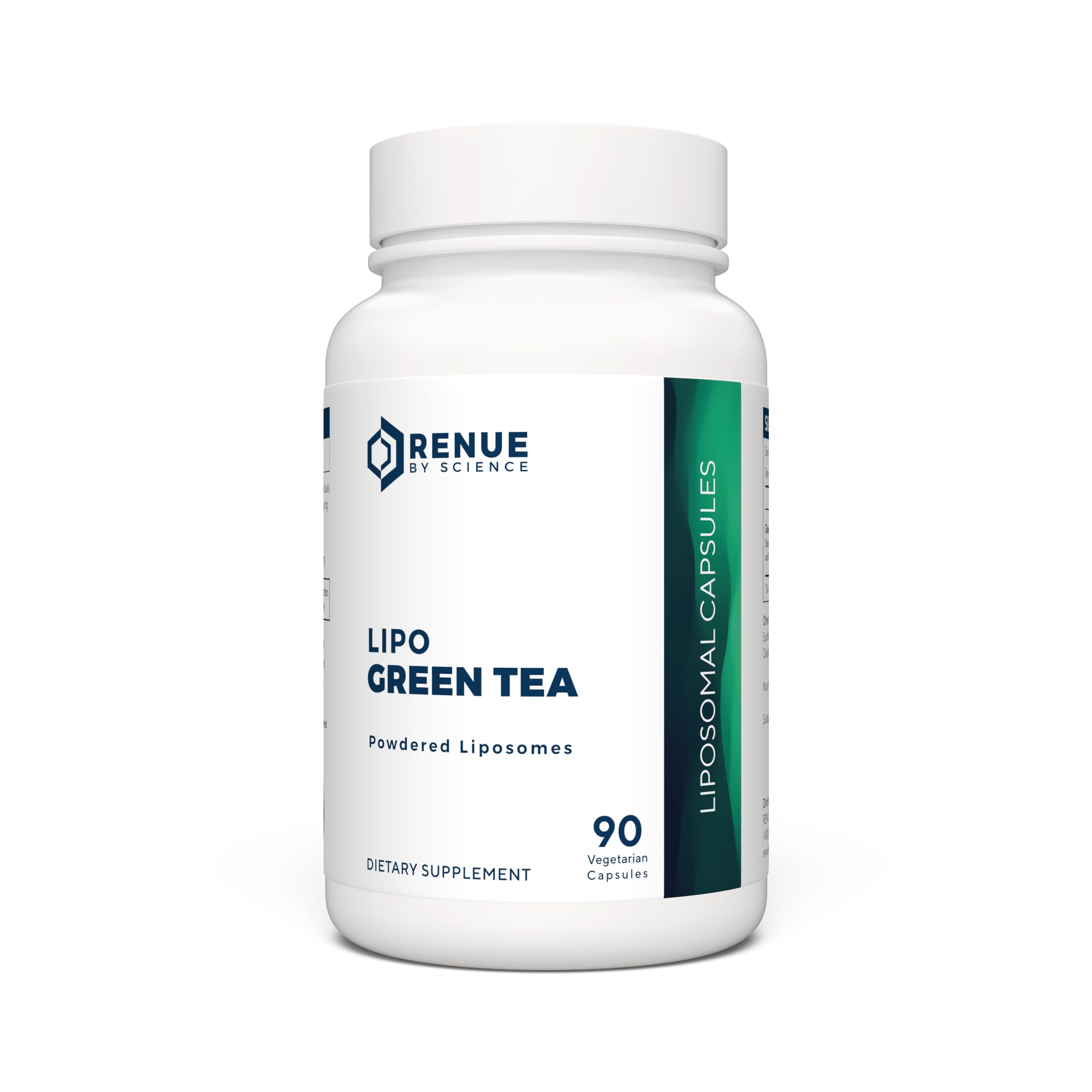 Renue By Science Green Tea Extract | High Strength Liposomal Supplement | 90 Capsules - 75mg Green Tea per Serving | Non-GMO | Made in The USA & Third-Party Tested Renue By Science uk supplements