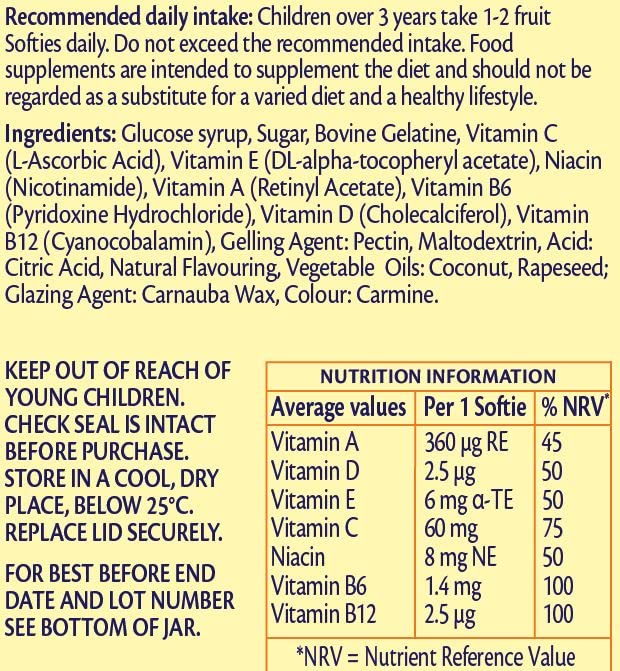 Haliborange Kids Multivitamins Strawberry Capsule Softies, 30 each Haliborange uk supplements