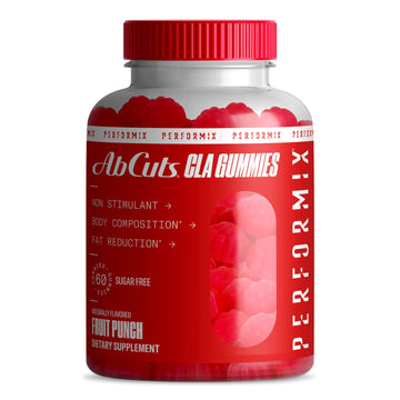 PERFORMIX AbCuts CLA Gummies - 60 Gummies, Fruit Punch - Non-Stimulant PERFORMIX uk supplements