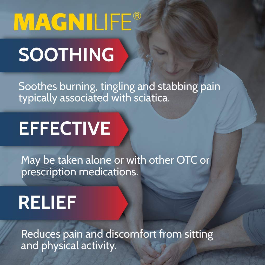 MagniLife Leg & Back Pain Relief Tablets,125 Ct, Fast-Acting Pain Relief Naturally Soothes Burning, Tingling & Stabbing Aches, Symptomatic or Preventative, Non-Habit Forming Quick-Dissolve Tablets MagniLife uk supplements