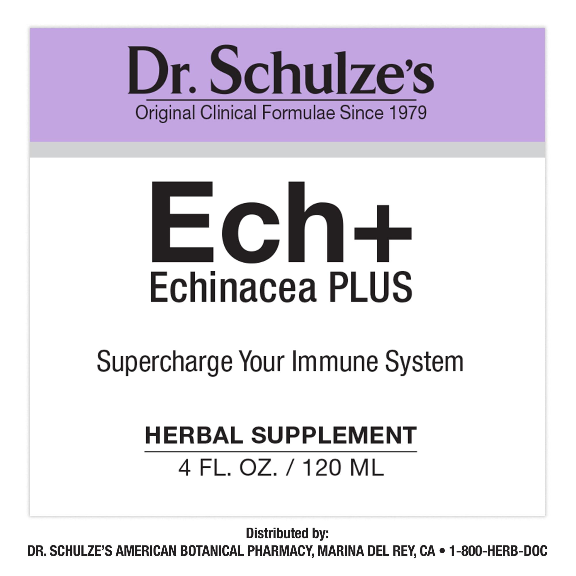 Dr. Schulze's Echinacea Plus | Echinacea Root and Seed | All Organic Extract | Gluten-Free Dr. Schulze's uk supplements