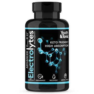 Complete Electrolyte Supplement Pills High Absorption | Cmax Potassium Youth & Tonic uk supplements