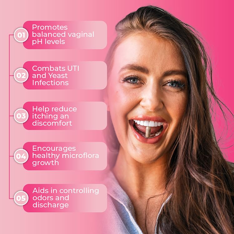 365 HER Biolicious Natural Vaginal Care Supplement (60 Capsules) | Neutralizes Odor and Reduces Discharge 365 HER uk supplements