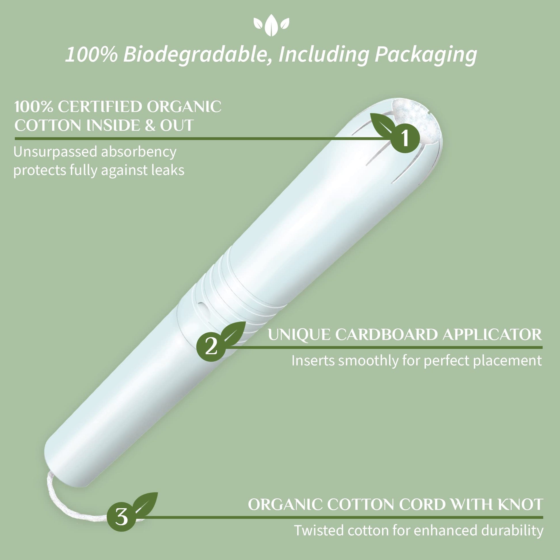 Organyc 100% Certified Organic Cotton Tampons - Cardboard Applicator, Free from Chlorine, Perfumes Organyc uk supplements