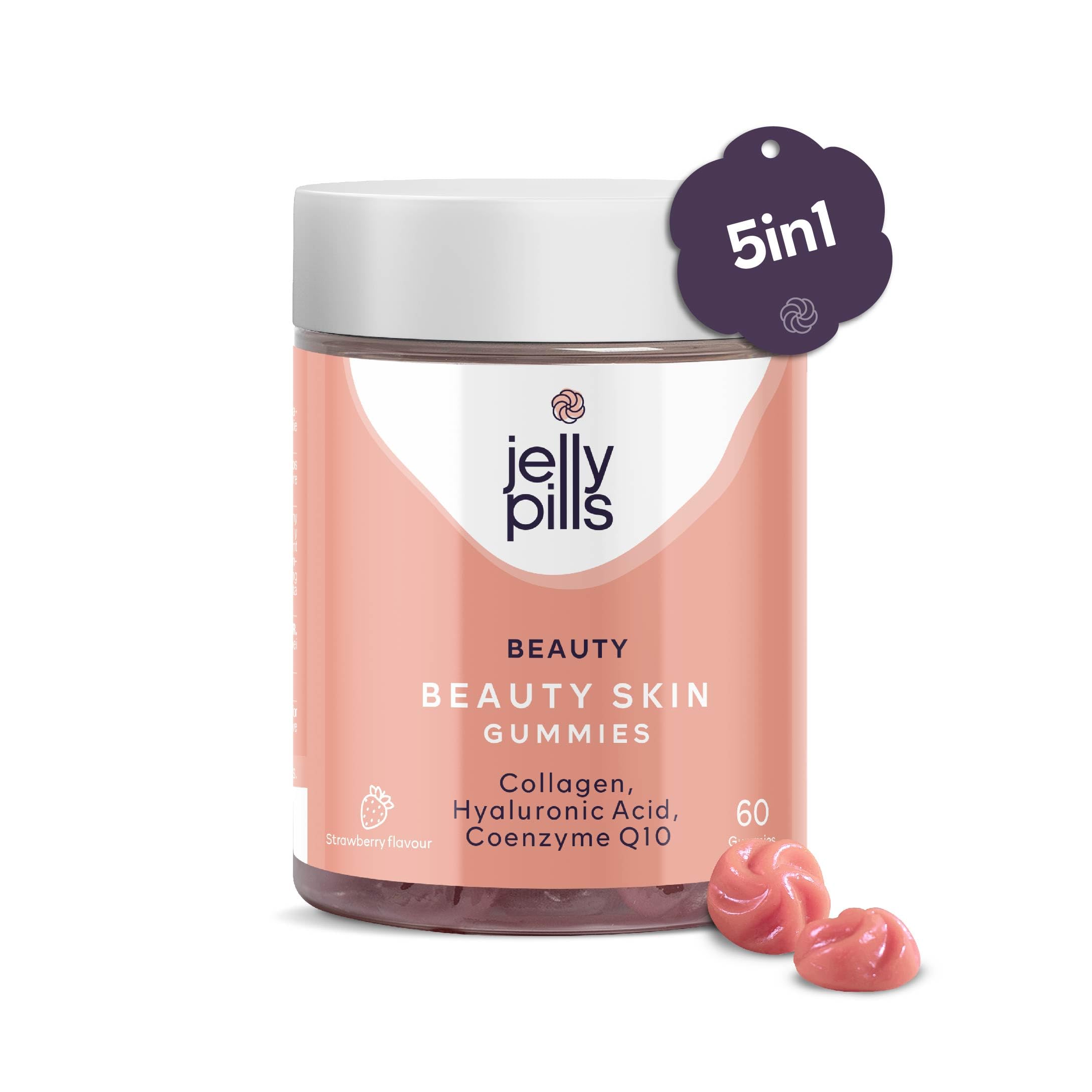 Jelly Pills® Hydrolyzed Collagen Gummies with Hyaluronic Acid and Coenzyme Q10 Jelly Pills uk supplements