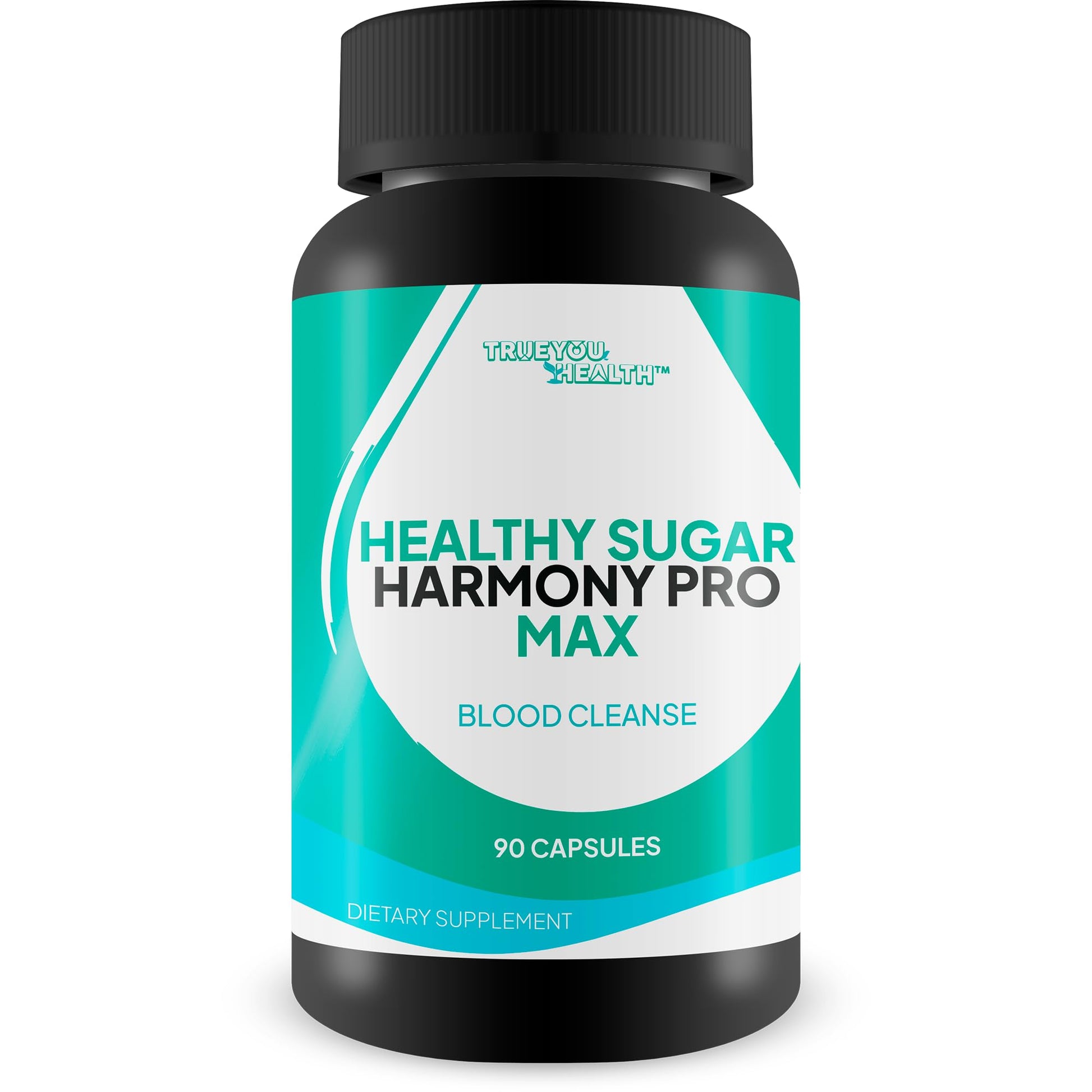 Healthy Sugar Harmony Pro Max - Our Best Blood Cleansing Formula - Support Healthy Sugar Balance & Immune Health with This Premium Blood Support Supplement - Bloodflow & Cardiovascular Support True You Health uk supplements