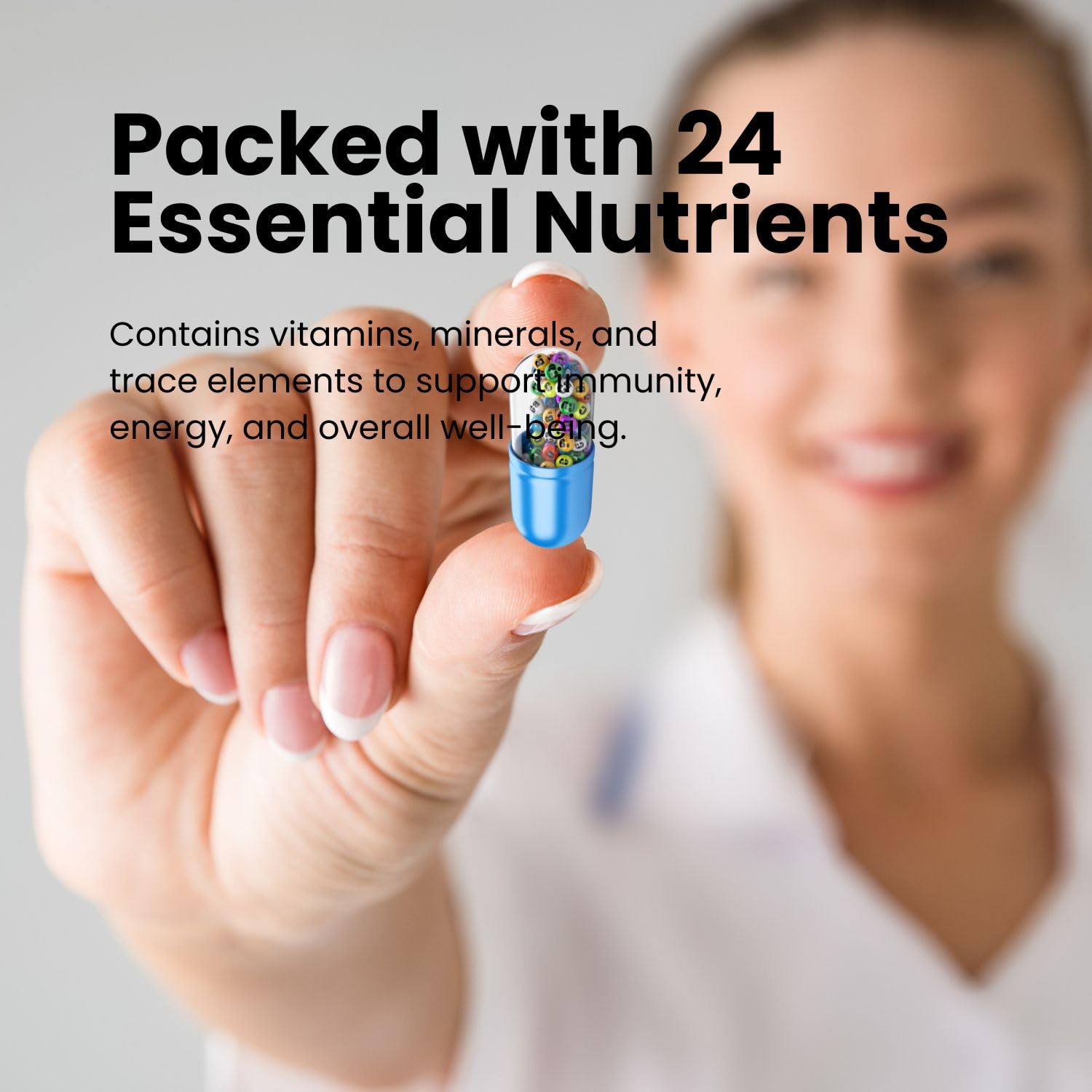 Fruits and Veggies Supplement, 36 Fruits & Vegetables with 24 Essential Vitamins, Minerals & Trace Elements,High in Fiber for Digestion & Constipation Relief,Daily Nutritional Support,120 Capsules aegabe uk supplements