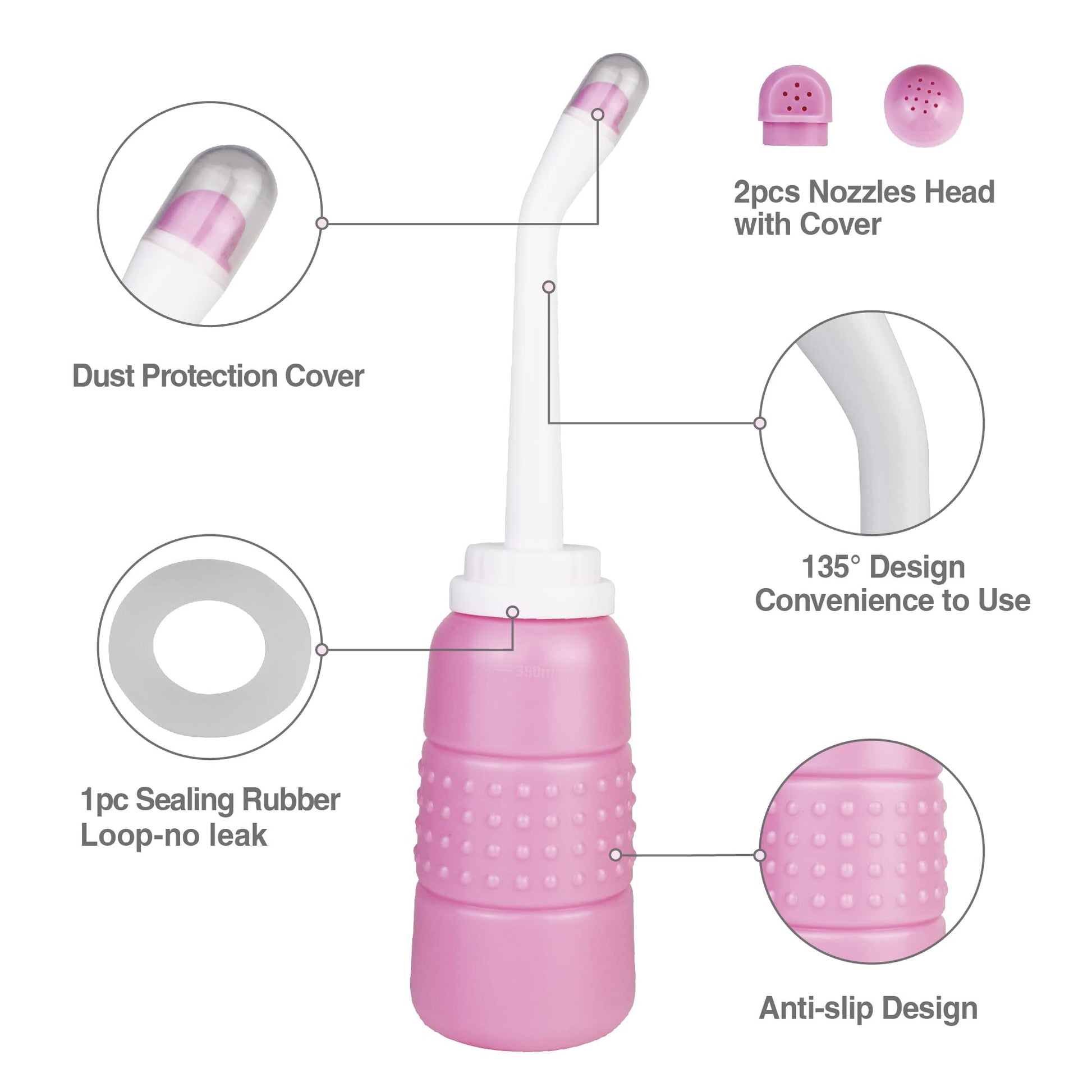 TopQuaFocus 12oz Perineal Bottle for Postpartum Care Portable Travel Peri Sprayer Bidet Postpartum TopQuaFocus uk supplements